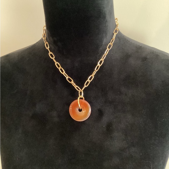 Carnelian Agate Necklace - Picture 2 of 4